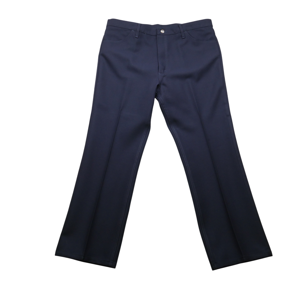 Wrangler Pants Mens 40x30 Navy Blue Dress Uniform Western Work Trousers